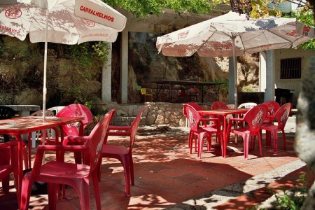 Esplanada com jogos tradicionais